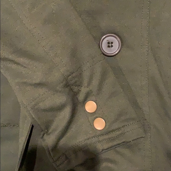 Olive Green Jacket with Hood - Picture 5 of 5